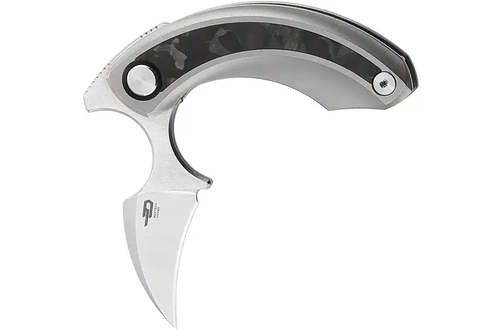 Bestech Knives Strelit Framelock Gray/CF BT2103D w/ Free Shipping and Handling